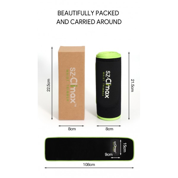 Пояс для схуднення, з кишенею для смартфона, фітнес-пояс для чоловіків та жінок, 108 х 19,5 см