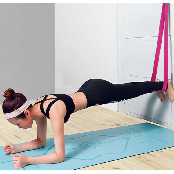 Фітнес-стрічка опору, тканинна, із кріпленням, тканинна фітнес-стрічка , 2,8 м