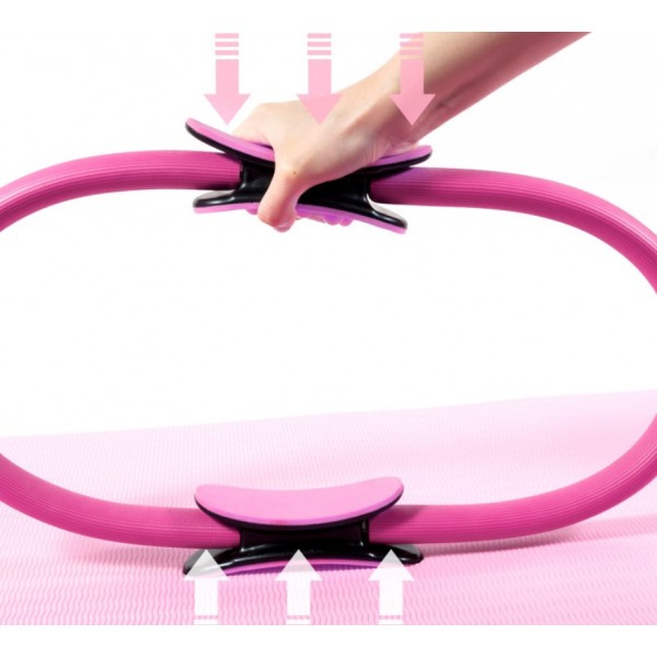 Ізотонічне кільце для пілатесу Fitness Ring Easy Fitness, йога коло, діаметр 38 см