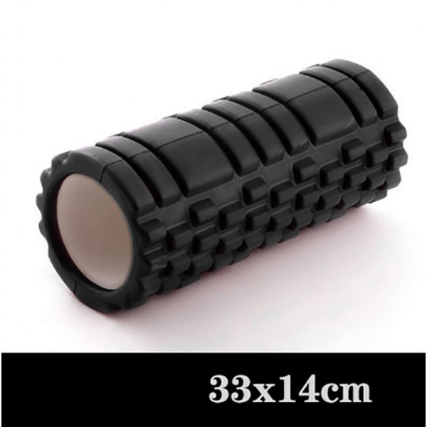 Роллер массажный, фоам роллер, Foam Roller, фитнес валик, йога ролик, 33х14 см