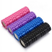 Роллер массажный, фоам роллер, Foam Roller, фитнес валик, йога ролик, 33х14 см