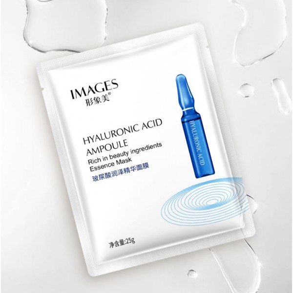 Тканинна маска для обличчя з гіалуроновою кислотою Images Hyaluronic Acid Ampoule, 1 шт