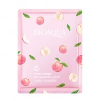 Тканинна маска для обличчя Bioaqua Peach Extract, з екстрактом персика, 1 шт