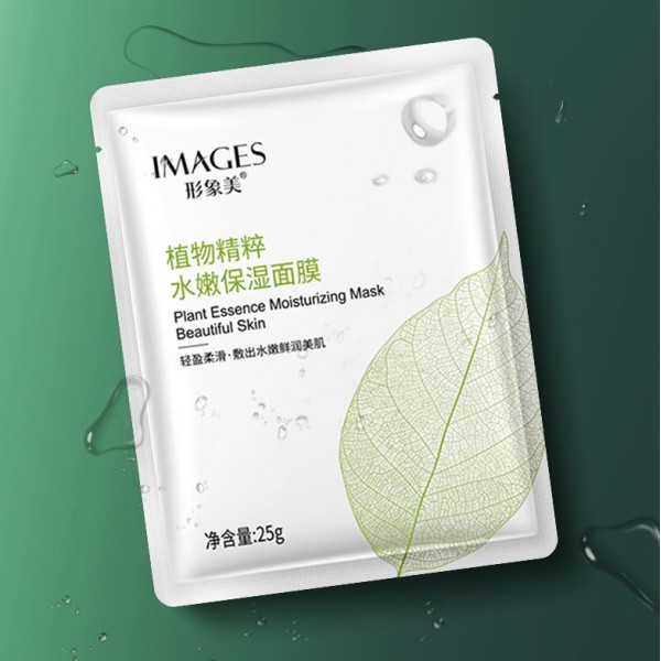 Тканинна маска для обличчя Images Plant Essence Moisturizing Mask, з екстрактом японської камелії, 1 шт