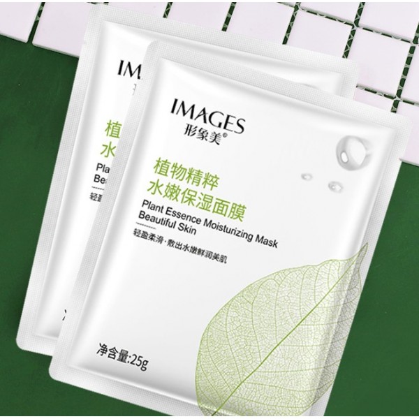 Тканинна маска для обличчя Images Plant Essence Moisturizing Mask, з екстрактом японської камелії, 1 шт