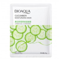 Тканинна маска для обличчя Bioaqua Cucumber Moisturizing Mask з екстрактом огірка, 1шт