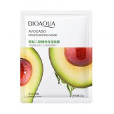 Тканинна маска для обличчя Bioaqua Avocado Moisturizing Mask з екстрактом авокадо, 1шт