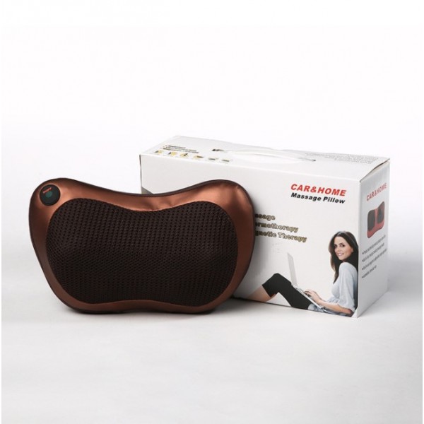 Масажер роликовий для спини та шиї Massage pillow GHM 8028