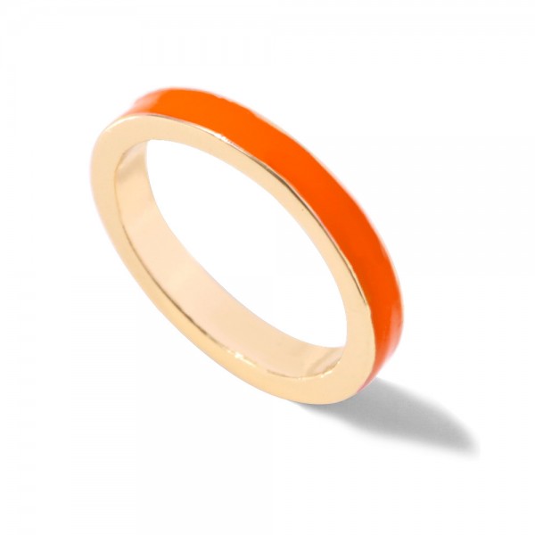 Кольцо "Rainbow Minimal", размер 7, цвет золото