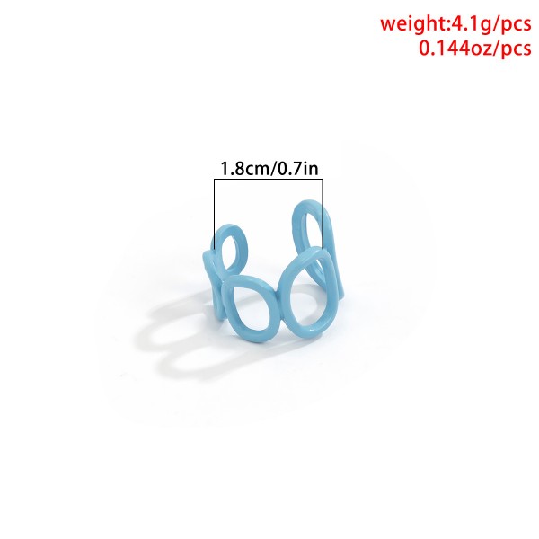 Кольцо "Neon Plastic", разные цвета, 1 шт