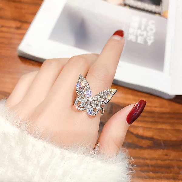 Каблучка з метеликом "Mini Butterfly", срібло