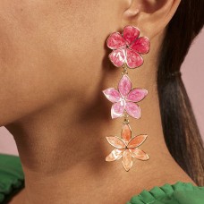 Сережки квіточки "Round Flowers", 1 пара