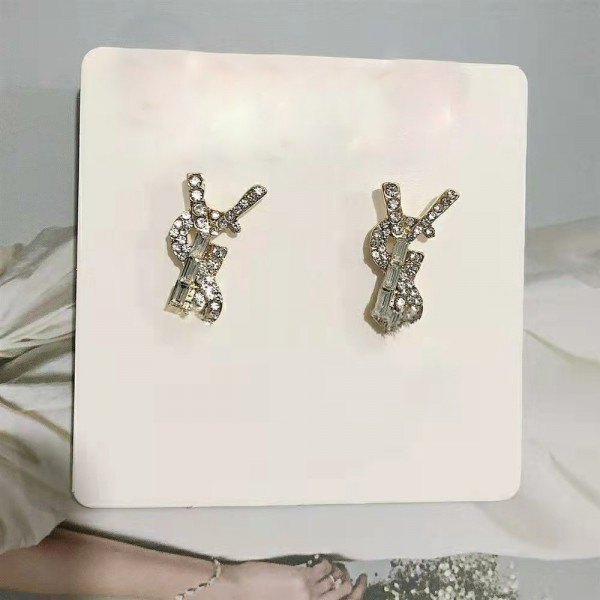 Сережки в стилі "YSL", 2 кольори