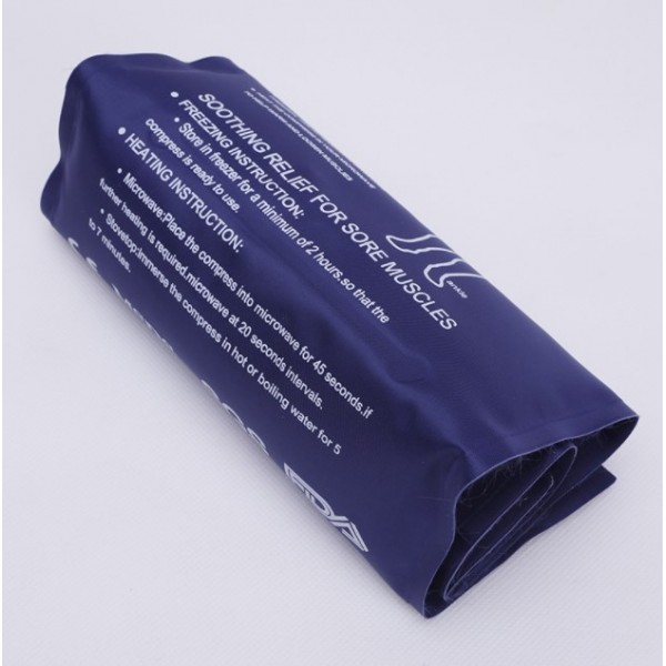 Компрес гелевий ColdHot dark blue холодний-гарячий з еластичним бинтом, 45х17,5 см