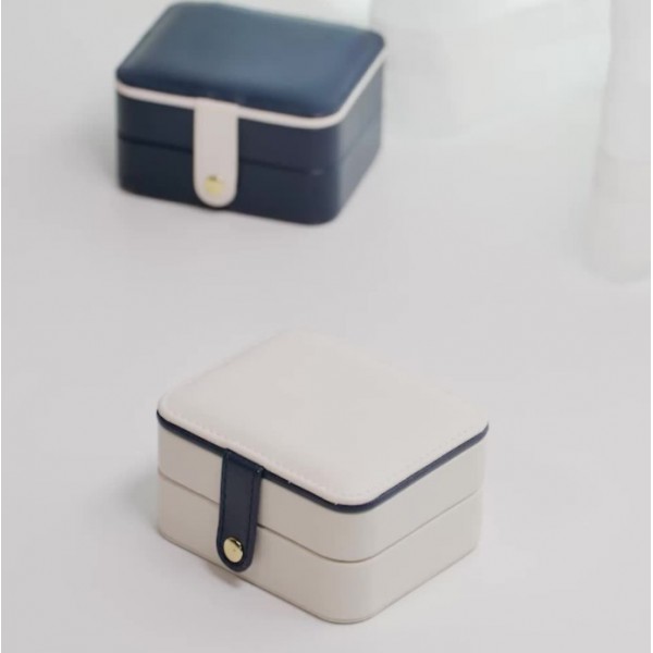 Органайзер для прикрас, двоярусний, із дзеркалом, 11×9×5,8 см