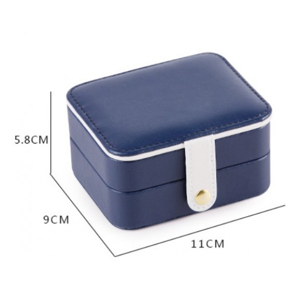 Органайзер для прикрас, двоярусний, із дзеркалом, 11×9×5,8 см