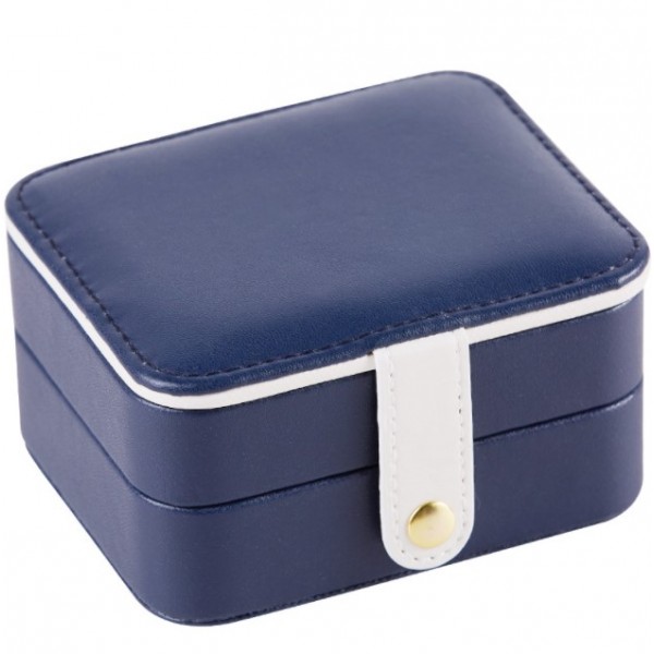 Органайзер для прикрас, двоярусний, із дзеркалом, 11×9×5,8 см