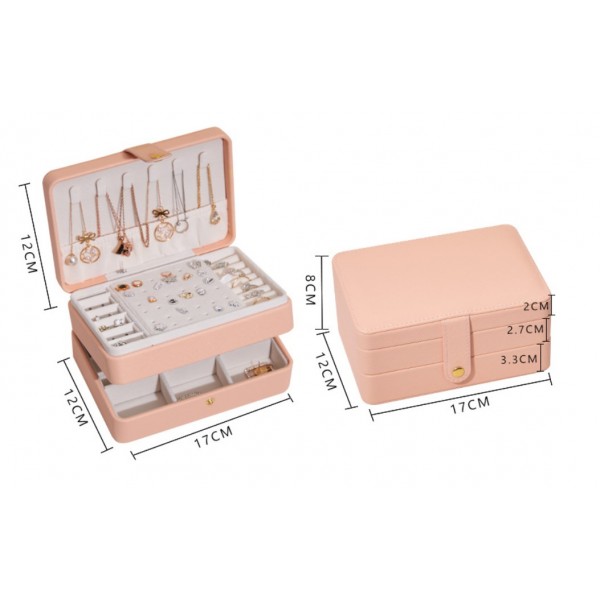 Органайзер для украшений двухярусный Nude 17×12×8 см Органайзер для украшений двухярусный Nude 17×12×8 см