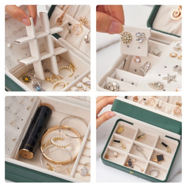 Органайзер для украшений двухярусный Nude 17×12×8 см Органайзер для украшений двухярусный Nude 17×12×8 см