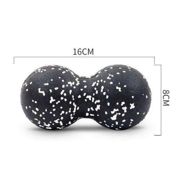 Дуобол подвійний масажний м'яч Duobol 16х8 см, 1 шт