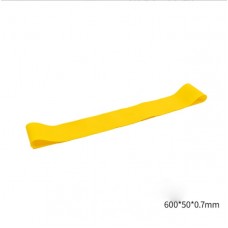 Резинка жовта для фітнесу та спорту, еластична, стрічка-еспандер, навантаження Medium, 1 шт