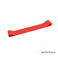 Резинка червона для фітнесу та спорту, еластична, стрічка-еспандер, навантаження Heavy, 1 шт