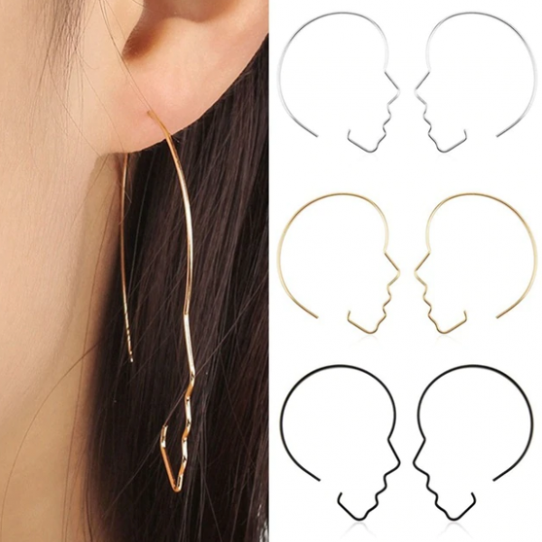 Сережки "Female Features", 3 кольори