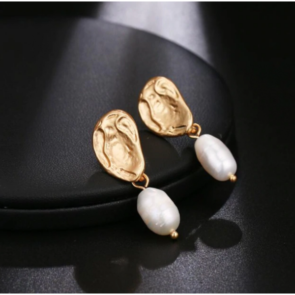 Сережки з перлами "Unusual pearl style", 1 пара