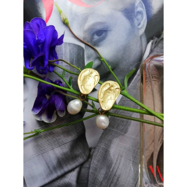 Сережки з перлами "Unusual pearl style", 1 пара