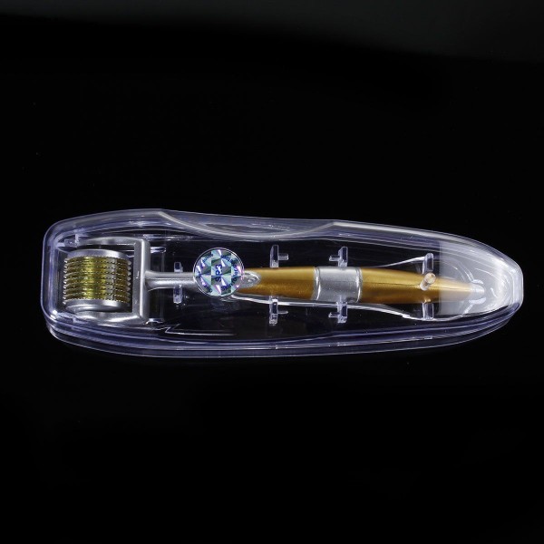 Мезоролер 2 мм, Skin roller system, 540 голок, у пластиковому футлярі