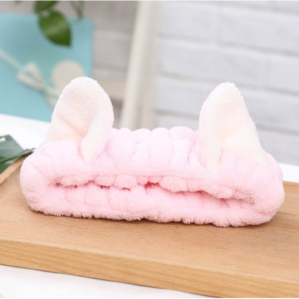 Пов'язка для макіяжу з вушками, різні кольори, 1 шт