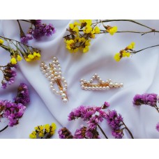 Шпильки з перлами, корона і зайчик, 1 шт