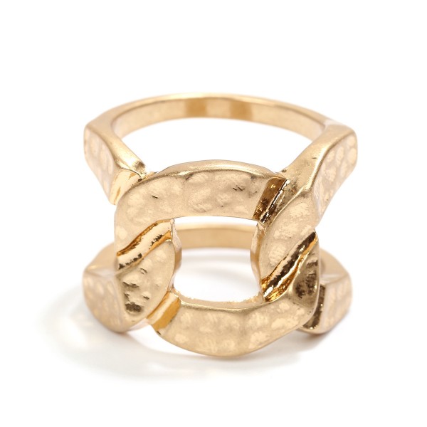 Каблучка "Carapace Weaving", золото