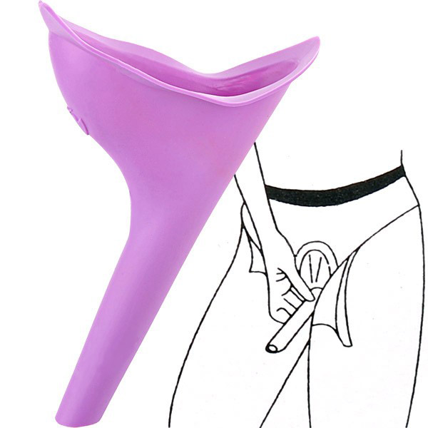 Пісуар для жінок, силіконовий портативний уринатор, 1 шт
