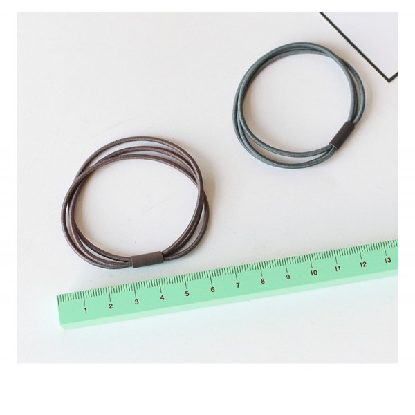 Резинка для волосся "Потрійна", 10 кольорів, 1 шт