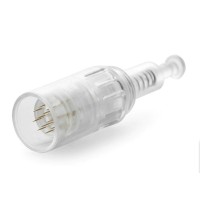 Картридж для дермапену, із гвинтовим кріпленням, на 12 голок, титан