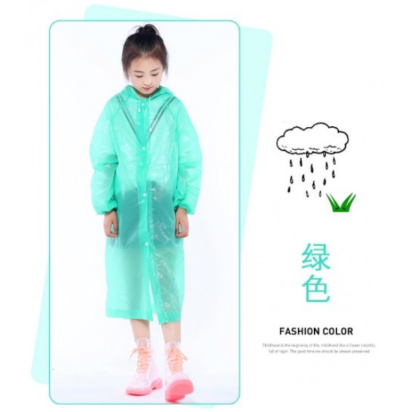 Дощовик дитячий з капюшоном (110 х 50 см), 5 кольорів