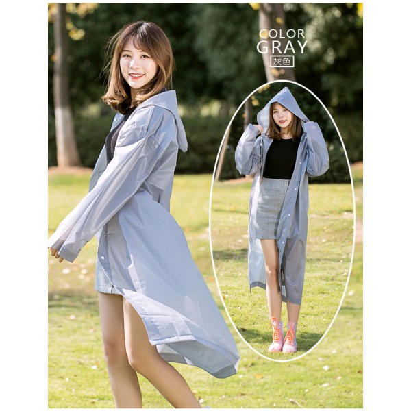 Дощовик універсальний з капюшоном EVA RAINCOAT Both men and woman (150 x 70 cv), 8 кольорів