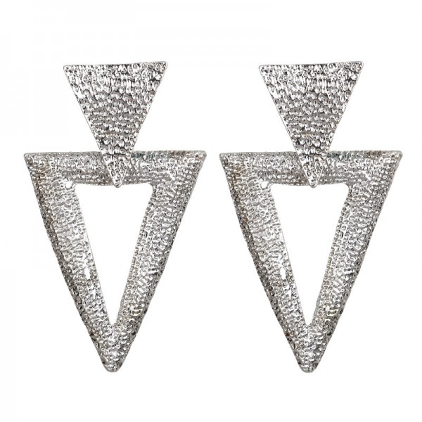 Серьги "Two Triangles", 2 цвета Серьги "Two Triangles", 2 цвета