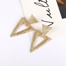 Серьги "Two Triangles", 2 цвета