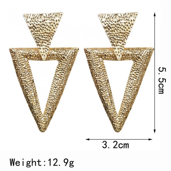Серьги "Two Triangles", 2 цвета Серьги "Two Triangles", 2 цвета