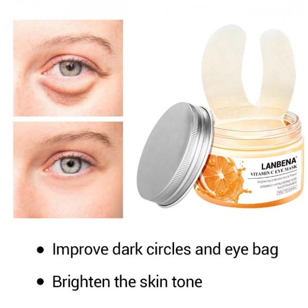 Патчі тканинні Lanbena Vitamin C Eye Mask, 50 шт