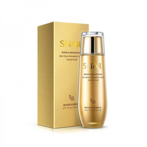 Тонер для лица Bioaqua Snail Repair & Brightening,  с муцином улитки, 130 мл