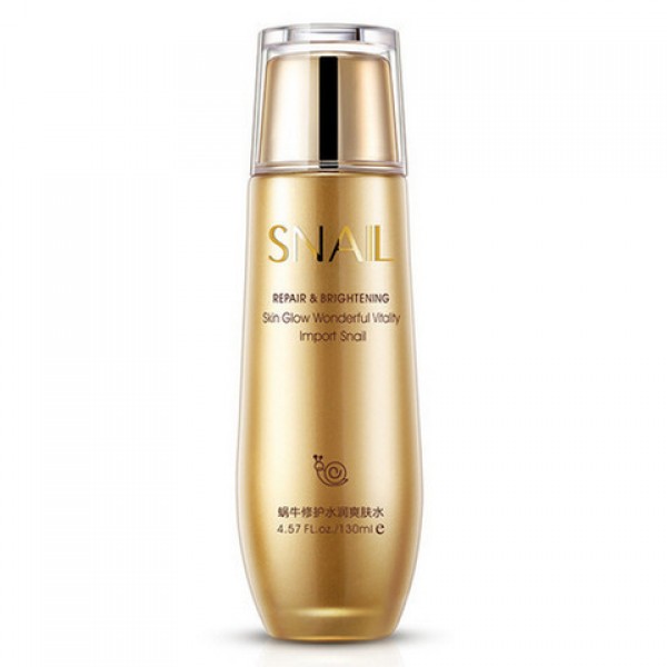Тонер для лица Bioaqua Snail Repair & Brightening,  с муцином улитки, 130 мл