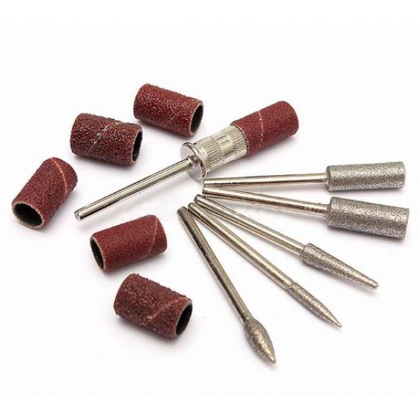 Фрезер-ручка для манікюру та педикюру Variable Speed ​​Rotary Detail Carver, 6 насадок