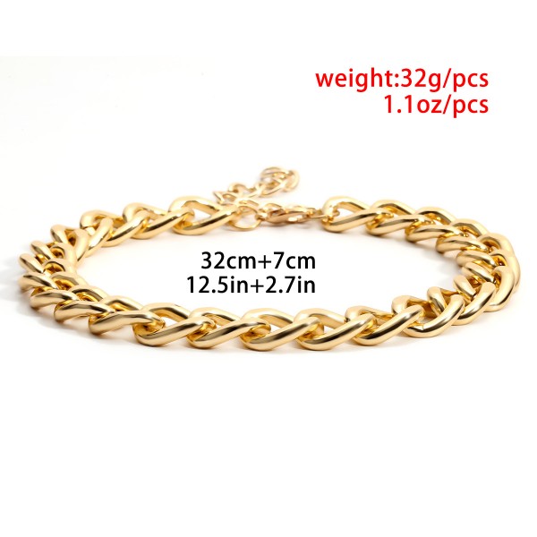 Ланцюжок із великими ланками "City Gloss", 2 кольори Ланцюжок із великими ланками "City Gloss", 2 кольори