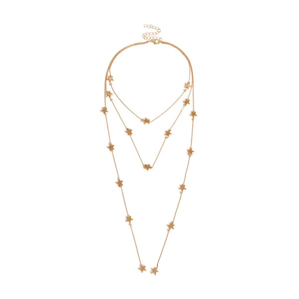 Ланцюжок потрійний "Star Scattering", 2 кольори