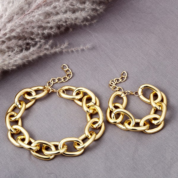 Ланцюжок із великими ланками, 2 кольори Ланцюжок із великими ланками, 2 кольори