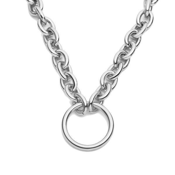 Цепочка с крупными звеньями и кольцом, 2 цвета Цепочка с крупными звеньями и кольцом, 2 цвета