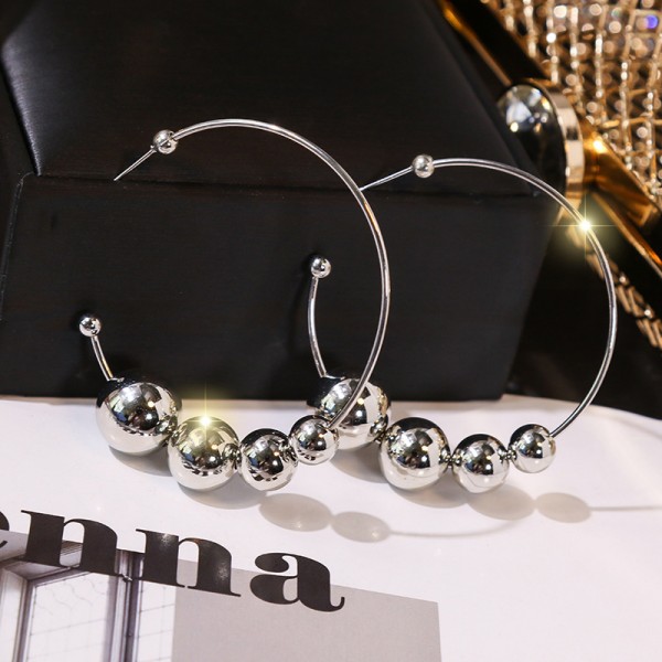 Сережки "Metallic Perls", срібло